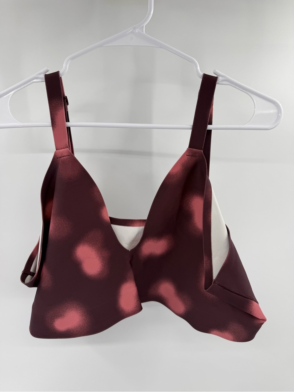 Parade Bra No Underwire No Padding Size 3X Maroon Pink